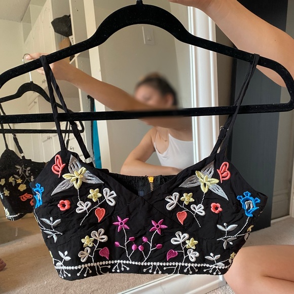 Floral crop top - Picture 2 of 2